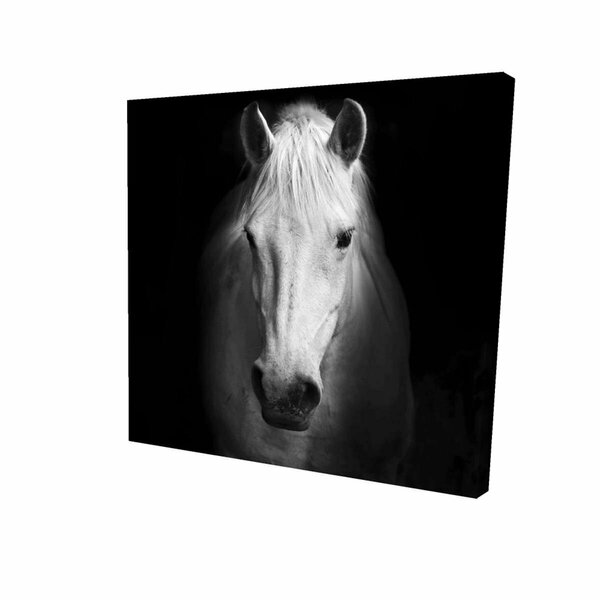Fondo 32 x 32 in. Monochrome Horse-Print on Canvas FO2788218